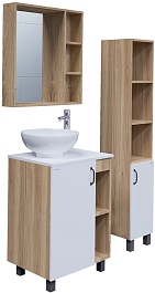 Grossman Мебель для ванной Флай 70 GR-3014 дуб сонома/белая – фотография-2